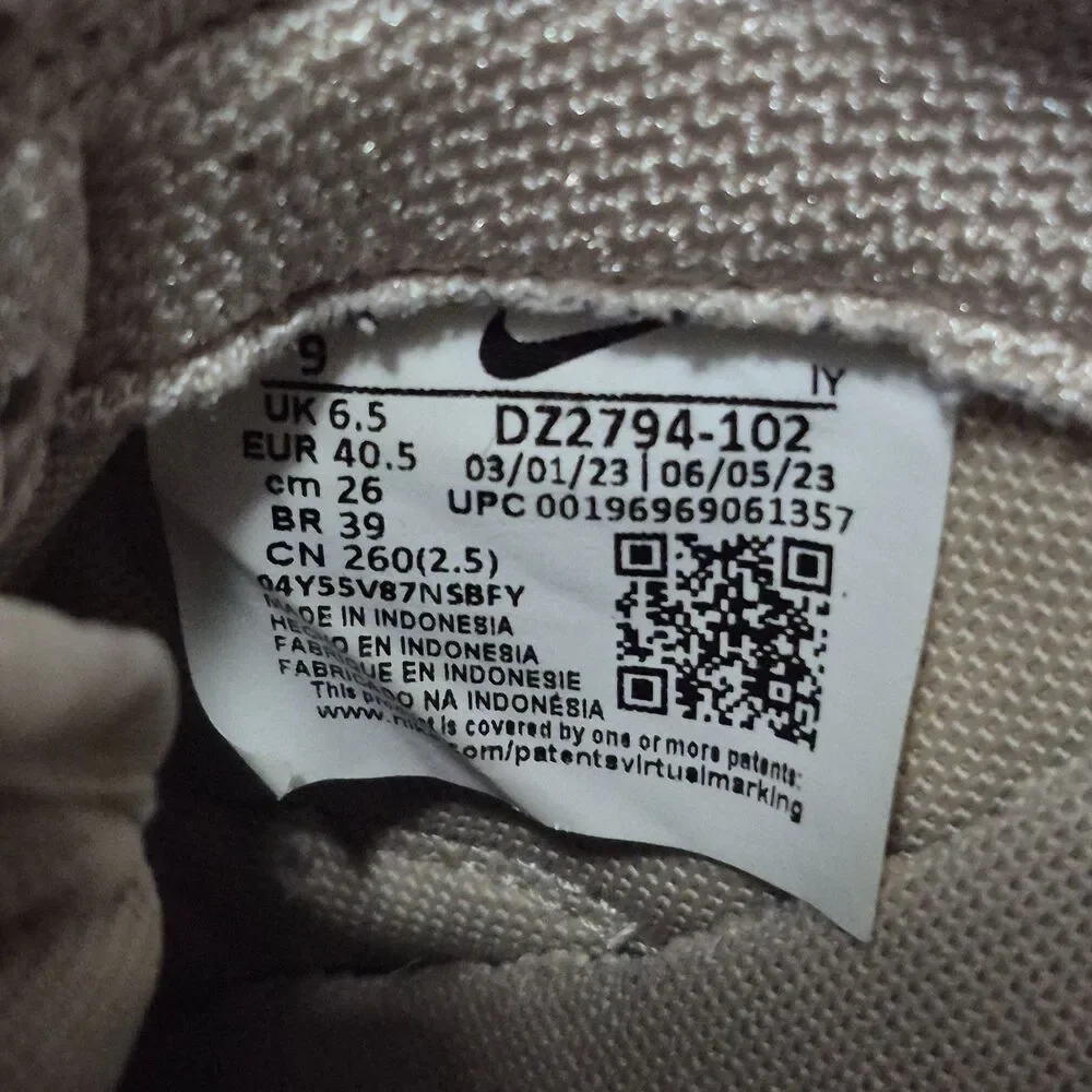 Nike Dunk Low Twist Sanddrift Tan Pink Oxford DZ2794-102 Women's Size 9